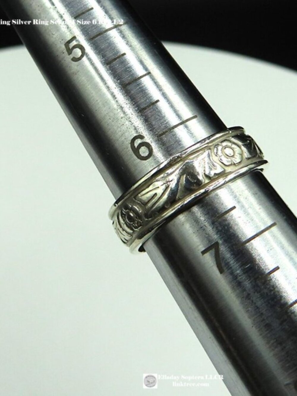 Sterling Silver Rings Set of 4 Size 6 to 6.5 - Picture 13 of 14